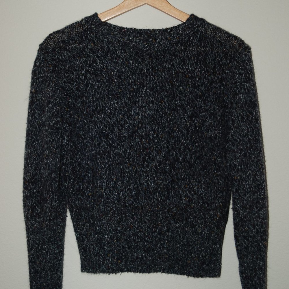 Navy Blue Sweater (with colored speckles)